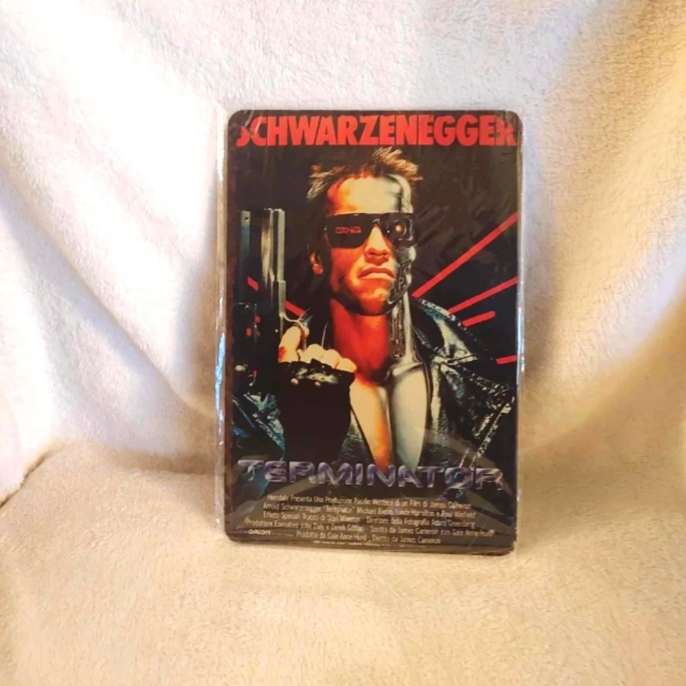 Terminator tin sign
